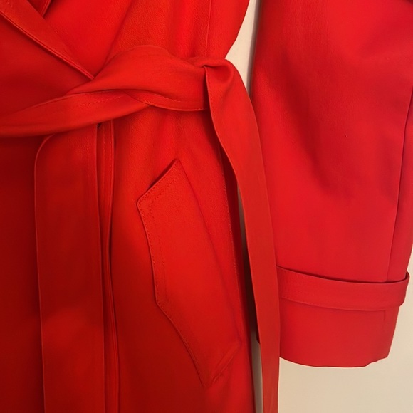 Maje Red Trench - Picture 9 of 13